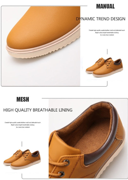 Men’s Casual Flat Oxford Sneakers