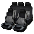 Embroidery Car Seat Covers Set Universal Fit Most Cars Covers with