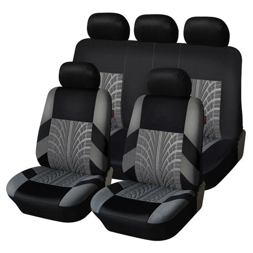 Embroidery Car Seat Covers Set Universal Fit Most Cars Covers with